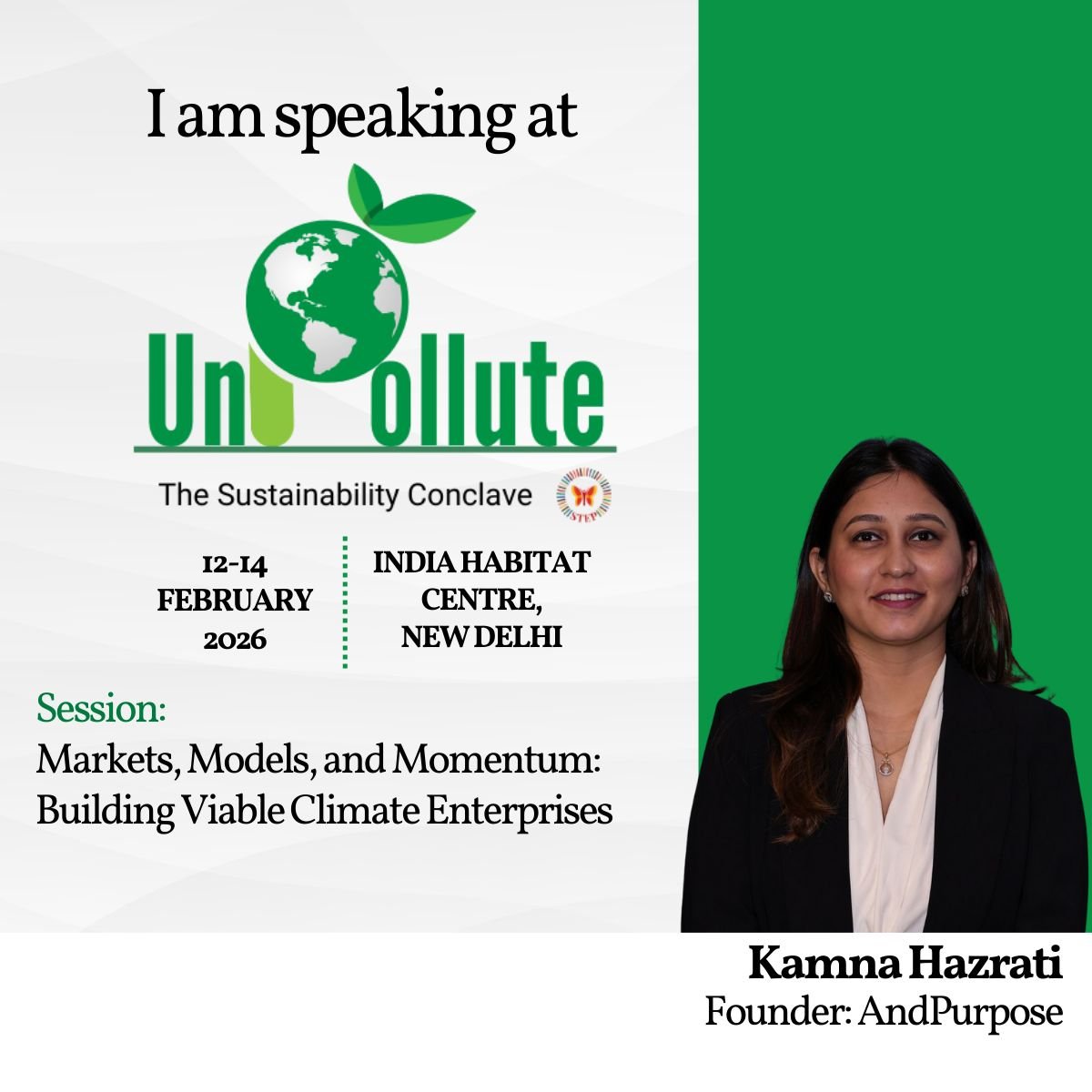 AndPurpose × UnPollute: Empowering Women Climate Founders